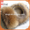 Top quality natural color real raccoon fur cuffs